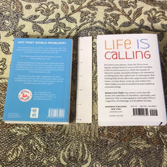 Gift books for the chronically tech distracted Two small books entertainmening! - Picture 3 of 12